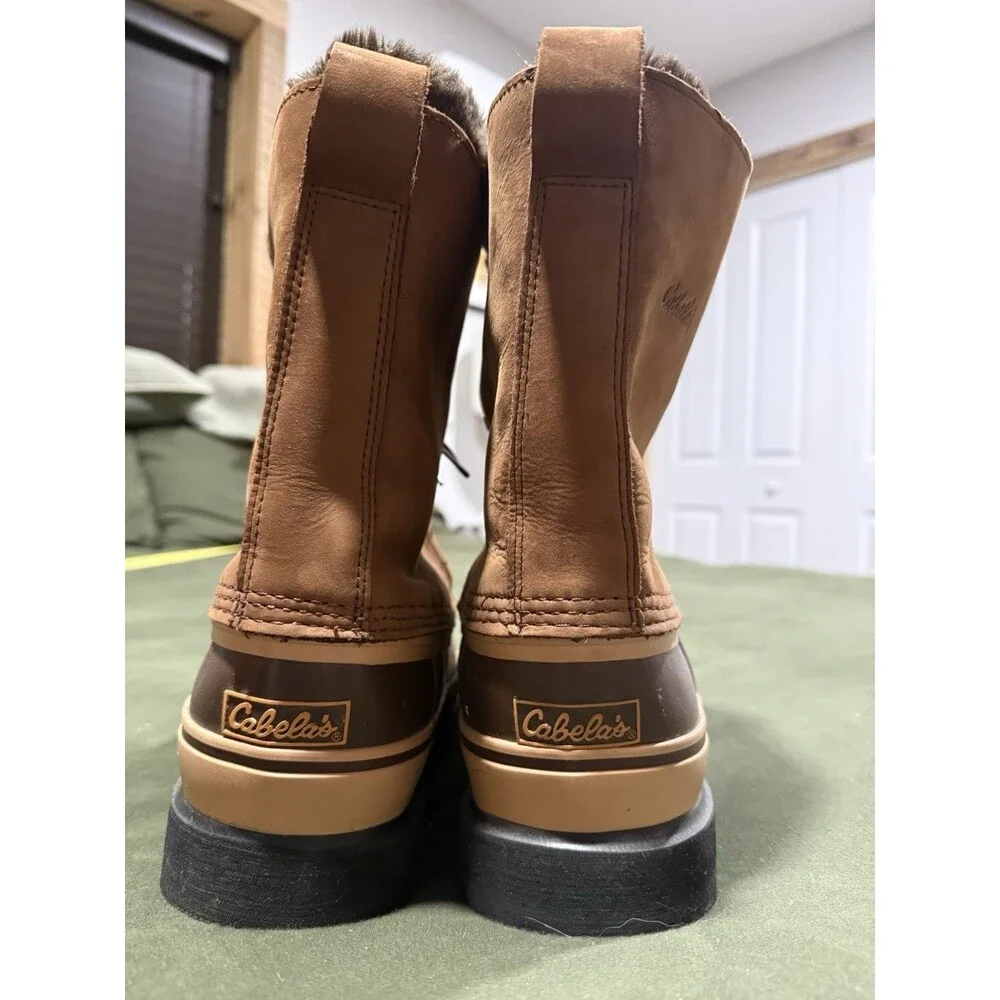 Mens Cabelas Rubber Winter Boots Size 10 New